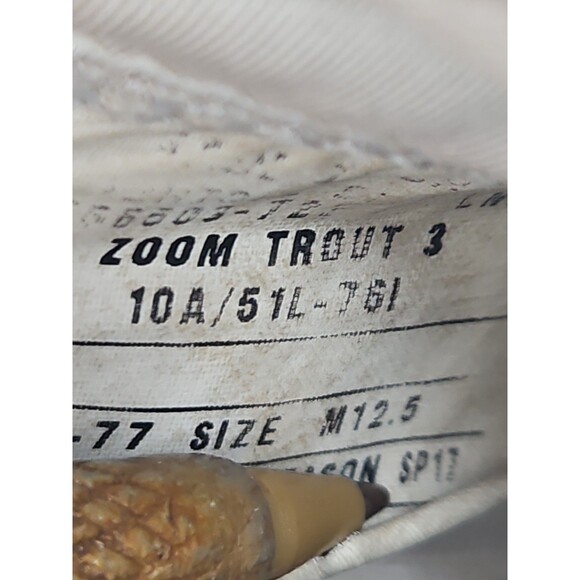 Lsu Fighting Tigers Zoom‎ Trout 3 Promo Sample 2017 World Series Run Cleats Worn main image 2
